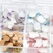 3D volumetric figures for manicure, set D7