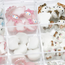 3D volumetric figures for manicure, set D7