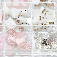 3D volumetric figures for manicure, set D7