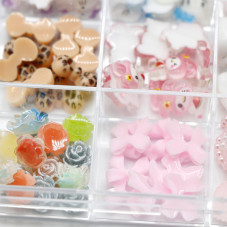 3D volumetric figures for manicure, set D7