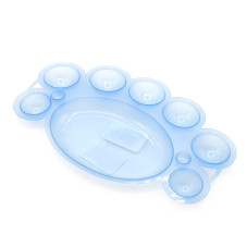 Paint stirring palette, blue