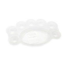 Paint stirring palette, white