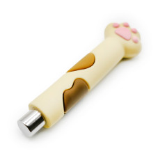Cat's paw nail magnet, beige