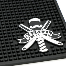 Rubber mat for barber's workplace and hairdresser's tools, 30 x 45 cm, Rezonal