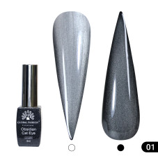 Obsidian Cat Eye Global Fashion Gel Lacquer, 8ml, 001