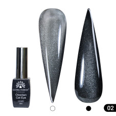 Obsidian Cat Eye Global Fashion Gel Lacquer, 8ml, 002