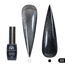 Obsidian Cat Eye Global Fashion Gel Lacquer, 8ml, 003