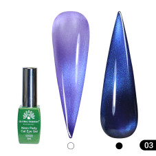 Neon Party Cat Eye Gel Lacquer Global Fashion, 8ml, 003