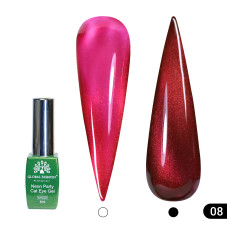 Neon Party Cat Eye Gel Lacquer Global Fashion, 8ml, 008