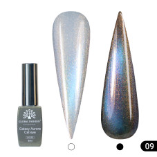 Galaxy Aurora Cat Eye Gel Lacquer Global Fashion, 8ml, 009