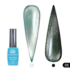 Гель лак котяче око Blue Island 8 мл, 05