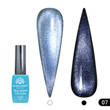 Гель лак котяче око Blue Island 8 мл, 07