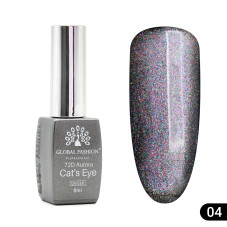 Gel polish cat's eye 72D Aurora, 04