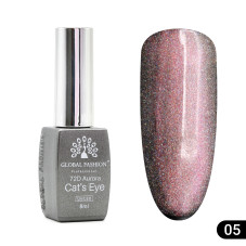 Gel polish cat's eye 72D Aurora, 05
