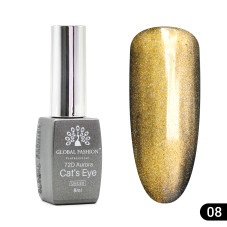 Gel polish cat's eye 72D Aurora, 08