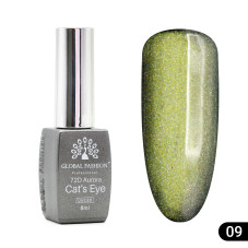 Gel polish cat's eye 72D Aurora, 09