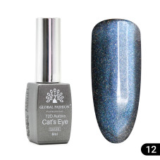 Gel polish cat's eye 72D Aurora, 12