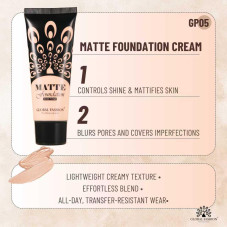 Тональна основа, Matte Foundation Global Fashion, GP05, Caramel