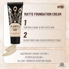 Тональна основа, Matte Foundation Global Fashion, GP08, Deep Cocoa