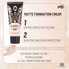 Тональна основа, Matte Foundation Global Fashion, GP01, Warm Beige
