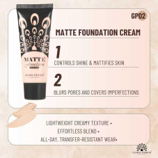 Тональна основа, Matte Foundation Global Fashion, GP02, Natural Tan