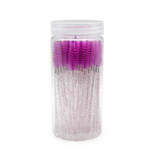 Straight screw brushes, 100 pcs. lilac