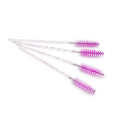 Straight screw brushes, 100 pcs. lilac