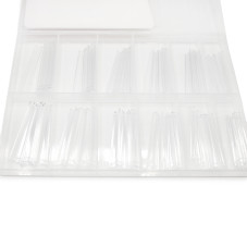 Гелеві типси 5XL екстрадовгі балерина на вільний край, 120 шт, №01