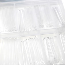 Гелеві типси 5XL екстрадовгі, балерина, 120 шт, 12 розмірів, №05