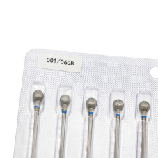 Diamond Bit for Cuticles, Ball Shape, Blue Band, 001/060B