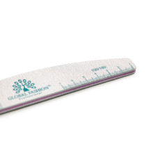 Nail file with ruler, 100/180, green