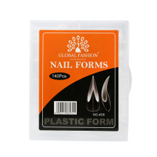 Верхні форми пластикові, Кігті, 140 шт, NO.39