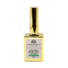 Каучуковая база для гель лака, Strong Rubber Base Coat Long Lasting, 15 мл., Global Fashion