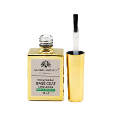 Каучуковая база для гель лака, Strong Rubber Base Coat Long Lasting, 15 мл., Global Fashion