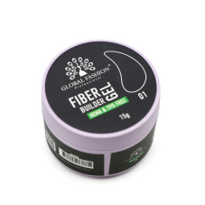 Гель для моделирования ногтей 15 гр, Fiber Builder Gel 01