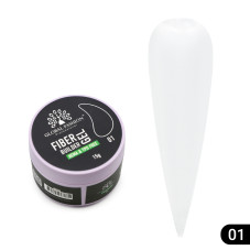 Гель для моделирования ногтей 15 гр, Fiber Builder Gel 01