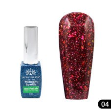 Гель лак Midnight sparkle 8 мл, 04