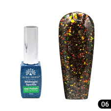Гель лак Midnight sparkle 8 мл, 06