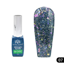 Гель лак Midnight sparkle 8 мл, 07
