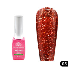 Гель лак Red Flush Disco 8 мл, 05