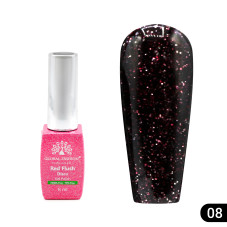 Гель лак Red Flush Disco 8 мл, 08
