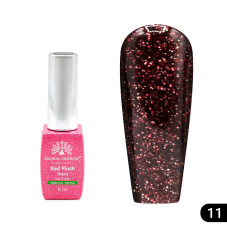 Гель лак Red Flush Disco 8 мл, 11