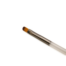 Global Fashion brush set for drawing, 9 pieces, transparent handles