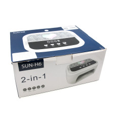 Lampă pentru unghii Led/uv 168W cu display și cristale, H6