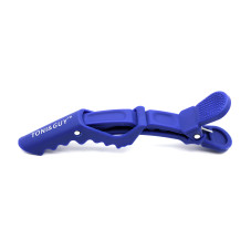 Hair clips, 6 pcs, blue