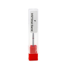 Carbide Nail Drill Bit, Narrow Cylinder, Red Groove, Small Barrel F