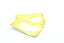 Гелеві патчі під очі для норощування вій, золоті,  50 шт/уп