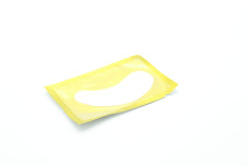 Гелеві патчі під очі для норощування вій, золоті,  50 шт/уп