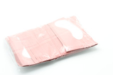 Гелеві патчі під очі для норощування вій, пудра,  50 шт/уп