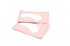 Гелеві патчі під очі для норощування вій, пудра,  50 шт/уп